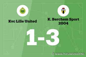 Berchem Sport wint duel tegen Lille United