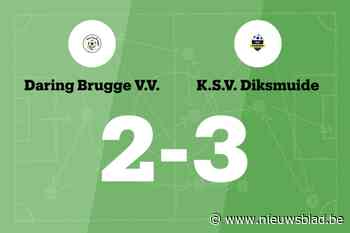 KV Diksmuide Oostende B wint van Daring Brugge