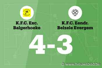 FCE Belzele Evergem blijft verliezen na uitnederlaag tegen Excelsior Balgerhoeke