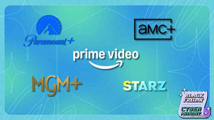 The best Black Friday streaming deals so far include up to 75% off Prime Video add-ons