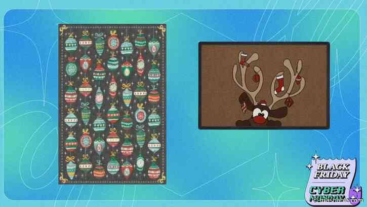 Festive rugs are 20% off at Ruggable’s Holiday Steals Sale