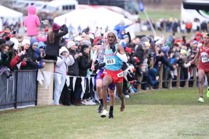 Samuel's one shoe race highlights UNM's historic NCAA championship day