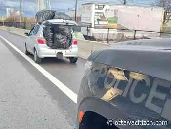 Empty feeling: Insecure load costs Ottawa-area driver $160