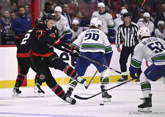 Slumping Ottawa Senators searching for answers after fifth straight loss