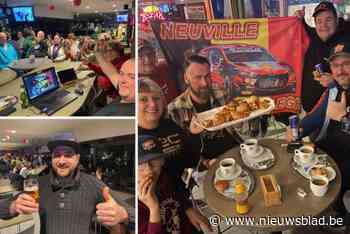 Fans Neuville vieren hele nacht in café, sterrenchef kwam zelfs van restaurant: “Dit wou ik niet missen”