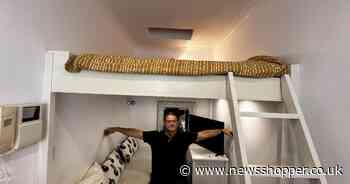 Studio flat which used to be caretaker's broom cupboard up for sale for £250k