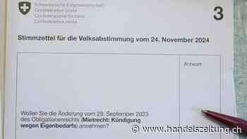 Stimmende wollen keine neuen Regeln für Miet-Eigenbedarf