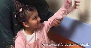 'Our jolly princess is back': family celebrate end of girl's cancer treatment