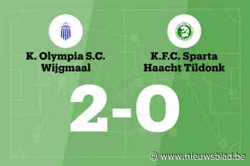 Olympia Wijgmaal B beëindigt reeks nederlagen in de wedstrijd tegen Sparta Haacht Tildonk