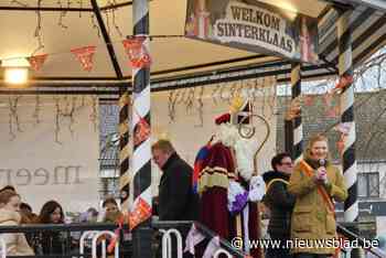 Kinderen heten Sint warm welkom