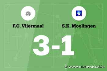 Vliermaal te sterk voor Moelingen