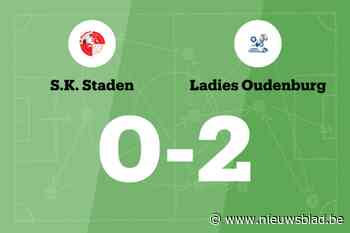 Vier opeenvolgende overwinningen voor Ladies Oudenburg na 0-2 winst tegen SK Staden B