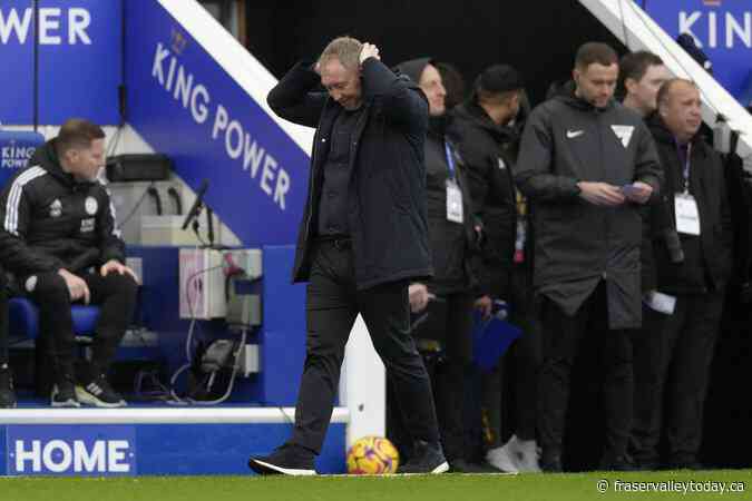 Leicester fires manager Steve Cooper just 12 games into Premier League