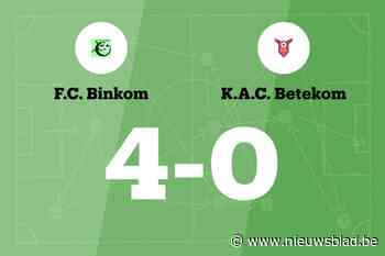 Onkelinx maakt twee goals voor Binkom in wedstrijd tegen Betekom B