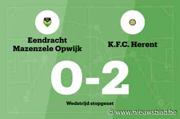 Match tussen Mazenzele Opwijk en KFC Herent stopgezet