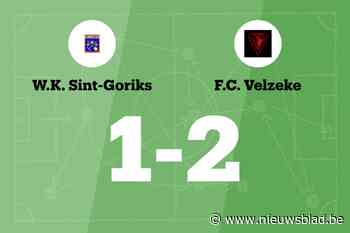WK Sint-Goriks nog steeds zonder winst na verlies tegen FC Velzeke