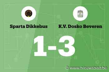 Sparta Dikkebus kan zegereeks van Dosko Beveren niet stoppen