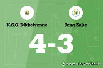 KSC Dikkelvenne B zet achterstand om in overwinning