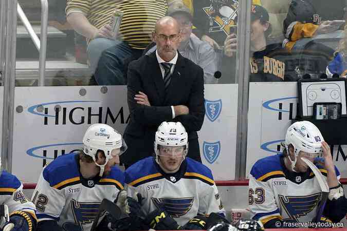 St. Louis Blues fire Drew Bannister and hire Jim Montgomery as coach