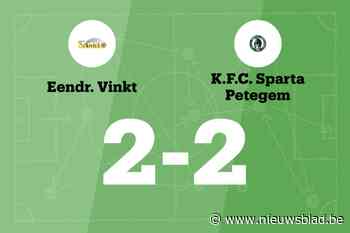Eendracht Vinkt beëindigt reeks nederlagen in de wedstrijd tegen Sparta Petegem B