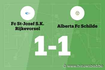Lommelen redt punt voor Sint-Jozef tegen Alberta Schilde