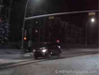 SUV blows red light, hits pedestrian, flees: Edmonton police want tips