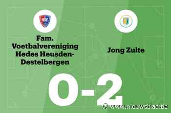 Jong Zulte klopt KFV Hedes B en is al negen wedstrijden ongeslagen