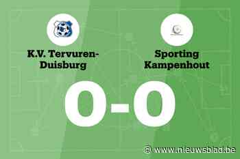 Doelpuntloos gelijkspel tussen Tervuren-Duisburg en Kampenhout