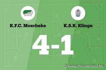 KFC Moerbeke te sterk voor KSK Klinge