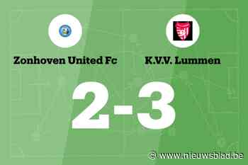 Winnende reeks van Zonhoven Utd. B eindigt na wedstrijd tegen Lummen