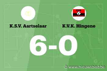 Aartselaar B zet reeks overwinningen verder