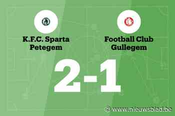 Sparta Petegem wint thuis tegen FC Gullegem