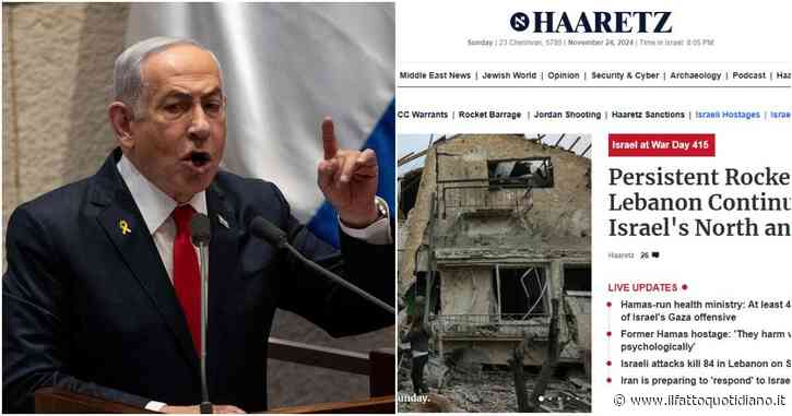 Netanyahu mette all’indice il quotidiano Haaretz e ritira la pubblicità: “Molti editoriali hanno danneggiato la legittimità dello Stato”