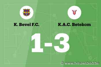 KAC Betekom verslaat Bevel met 1-3 en eindigt reeks zonder overwinning