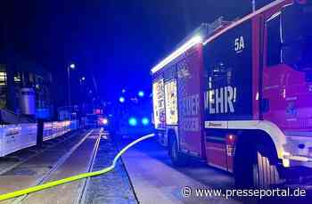 FW-E: Entstehungsbrand im Krankenhaus - Klinikpersonal verhindert Schlimmeres
