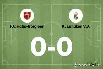 Zegereeks Lanaken VV ten einde door gelijkspel tegen Habo-Borgloon