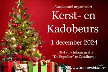 Amakuzand houdt achtste kerst- en cadeaubeurs in De Populier met veel kunstzinnige geschenkjes