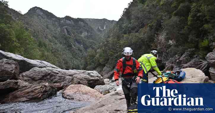 ‘He was wedged like an hourglass’: rescuers describe 20-hour ordeal ending with amputation of rafter’s leg