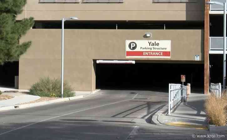 Officials look for suspect after shot fired near UNMH