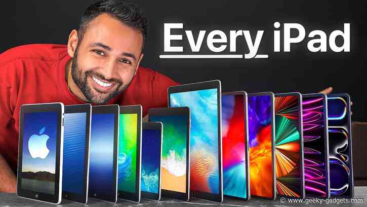 The History of the Apple iPad: Every iPad Compared
