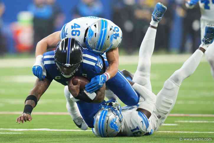 Costly mistakes doom Colts in 24-6 loss to Lions