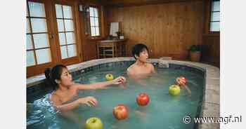 Hot spring herberg biedt 'appelbad' in het noorden van Japan
