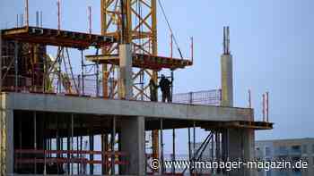 Bauaufträge brechen ein