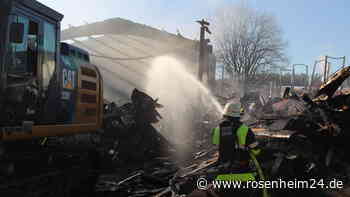 „Wir hatten Schiss“: Anwohner schildert das Flammeninferno in Lagerhalle bei Feldolling