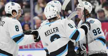 ‘Not moving at all’: NHL players walk to Leafs game as traffic snarls bus