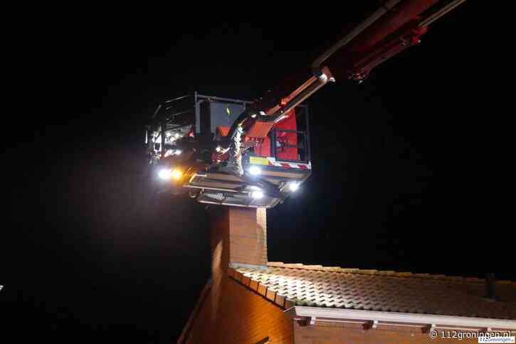 Brandweer rukt uit voor schoorsteenbrand Ruitenweg Froombosch