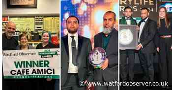 Six restaurants and cafés in Watford area to win awards this year