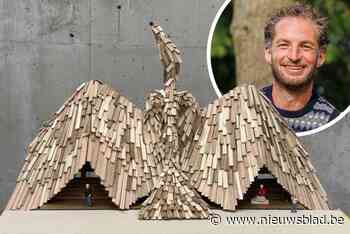 Dertien meter hoge aalscholver spreidt vleugels uit in Zennegat: “Ik word er helemaal wild van”