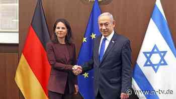 Umgang mit Haftbefehl: Baerbock zu Netanjahu: "Niemand steht über dem Gesetz"