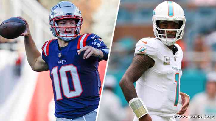 Patriots' Drake Maye vs. Dolphins' Tua Tagovailoa could be 1st meeting of many